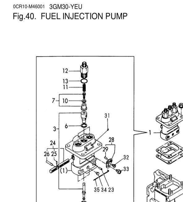 124550-51350 — GASKET, DELIVERY exploded diagram