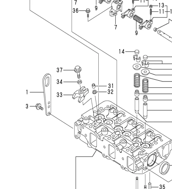 129004-11900 — RETAINER, NOZZLE exploded diagram